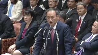 菅義偉：横浜の市長選にも(カジノ誘致にも)かかわったことがない 1/28 衆院・予算委員会