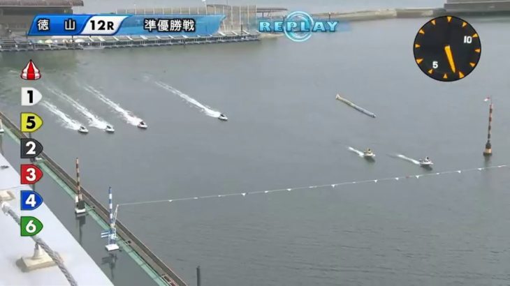 ボートレースライブ　徳山競艇　マンスリーBOATRACE杯　争奪戦　準優勝戦
