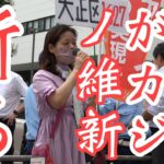IRカジノ住民投票を無常にも否決する維新政治を現役大学生が訴える❣️大阪府庁舎前