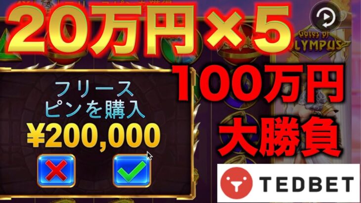 【オンラインカジノ】100万でフリースピンやってみた〜テッドベット〜