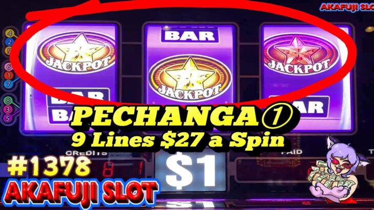 PECHANGA CASINO ①/ Star Jewels Slot Machine 3 Reel Max Bet $27 赤富士スロット ぺチャンガ カジノ カリフォルニア