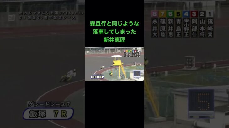 Auto Race japanese bike race オートレース　落車事故　11/21-7R #shorts #autorace