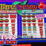 Slots Vegas①😱 Triple Cherry Slot, Triple Golden Panther, 2x3x4x5x  Super Times Pay 赤富士スロット ラスベガス カジノ